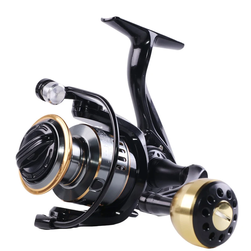 Máy Câu Cá Vỏ Kim Loại HE500, Tay Cầm Bóng EVA