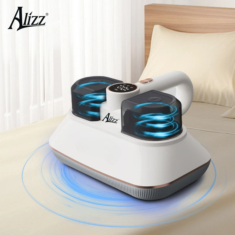 Máy Hút Bụi Giường Nệm Cầm Tay ALIZZ AL-13902 100W Không Dây, Sạc Pin