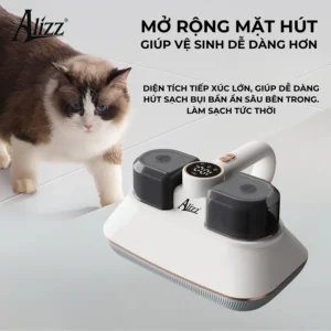 Máy Hút Bụi Giường Nệm Cầm Tay ALIZZ AL-13902 100W Không Dây, Sạc Pin