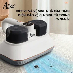 Máy Hút Bụi Giường Nệm Cầm Tay ALIZZ AL-13902 100W Không Dây, Sạc Pin