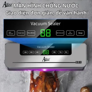 Máy Hút Chân Không Thực Phẩm ALIZZ AL-14454 Hàn Miệng Túi 30 cm, 120 W, Có Hóa Đơn