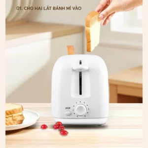 Máy Nướng Bánh Mì Sokany HJT-022, 2 Khe, 6 Mức Nướng