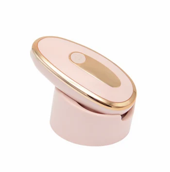Máy Rửa Mặt Cầm Tay Đầu Silicone Hai Mặt, Kèm Đế Đựng