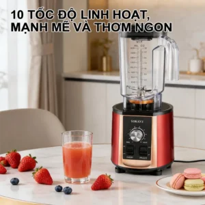 Máy Xay Công Nghiệp Sokany SK-01025, Cối 2 L, 6000 W