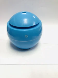 Máy Xông Tinh Dầu Tạo Ẩm Mini Hình Cầu 3W, Đèn Ngủ LED 7 Màu