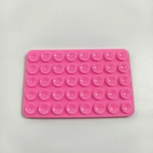 Miếng Hút Chân Không Silicone 2 Mặt 40 Giác Hút Dán Lưng Điện Thoại 6,5 × 10 cm