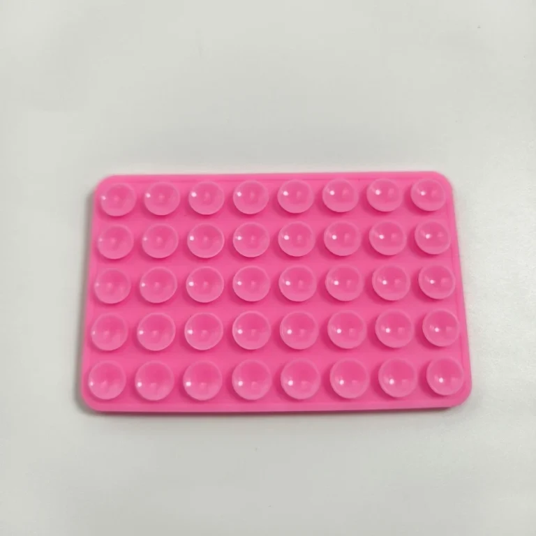 Miếng Hút Chân Không Silicone 2 Mặt 40 Giác Hút Dán Lưng Điện Thoại 6,5 × 10 cm