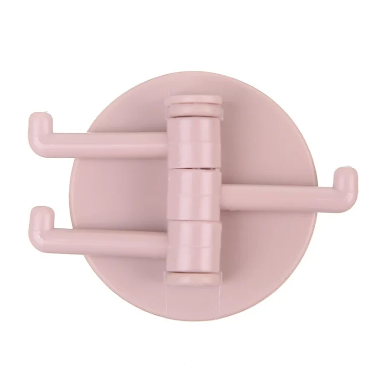 Móc Dán Tường Mini 3 Nhánh Xoay 5,8 cm, Treo Chìa Khóa, Dây Sạc, Khăn