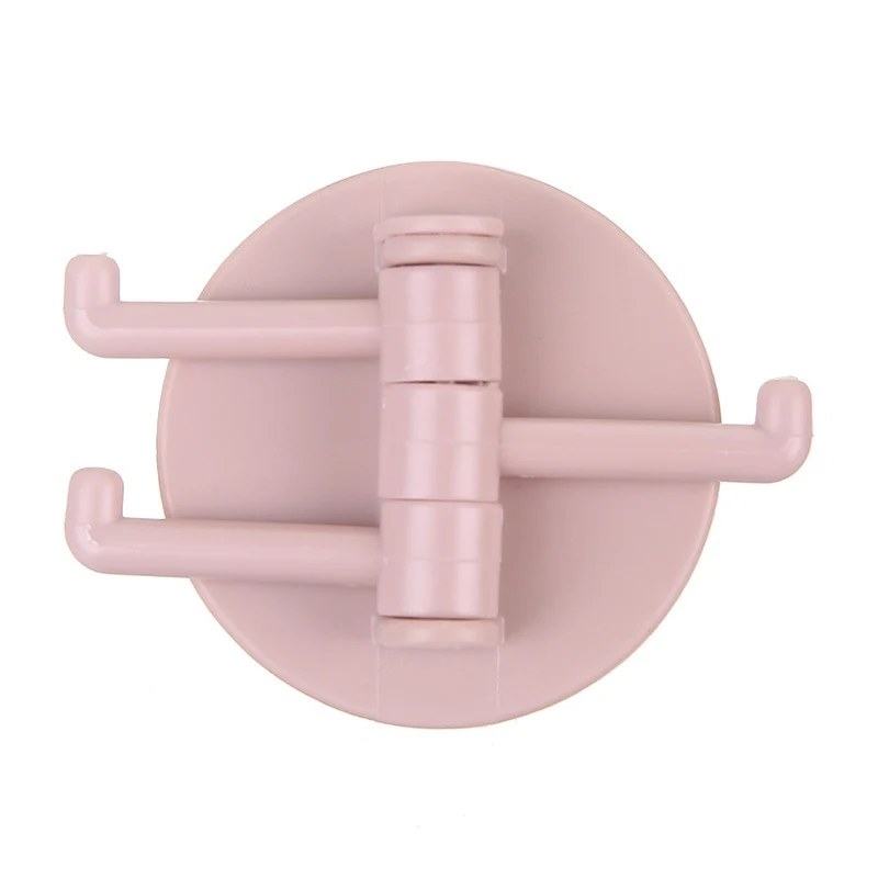 Móc Dán Tường Mini 3 Nhánh Xoay 5,8 cm, Treo Chìa Khóa, Dây Sạc, Khăn