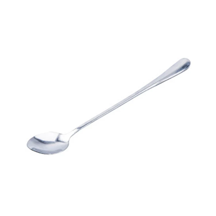 Muỗng Cà Phê Inox Cán Dài Đầu Nhọn Mã 2320, Khuấy Trà Sữa, Sinh Tố, Ly Cao