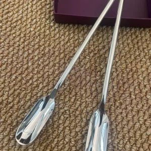Muỗng Khuấy Cán Dài Inox 304 Dài 24 cm Khuấy Ly Cao, Bình Pha Chế