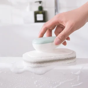 Mút Chà Xoong Có Tay Cầm Dáng Oval