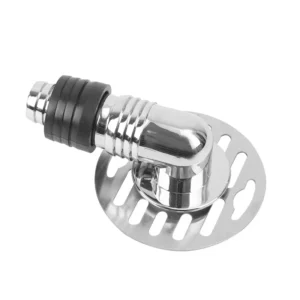 Nắp Thoát Sàn Inox 78 mm Có Cổ Nối Ống Xả Máy Giặt, Chắn Rác, Ngăn Mùi