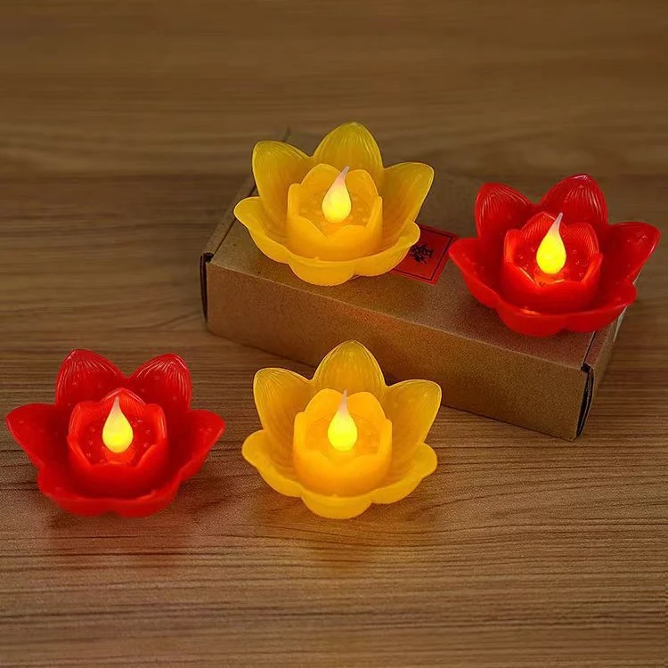 Nến Điện Tử LED Mini Hình Hoa Sen