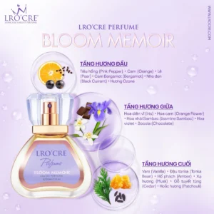 Nước Hoa Lro'Cre Perfume Bloom Memoir 30 ml, Hương Hoa Phương Đông