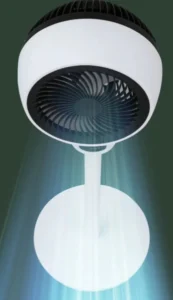 Quạt Đối Lưu Không Khí YangZi QT5-01R 45 W Có Remote, 3 Tốc Độ, Cao 87 cm