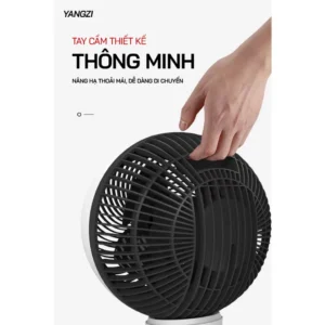 Quạt Đối Lưu Không Khí YangZi QT5-01R 45 W Có Remote, 3 Tốc Độ, Cao 87 cm