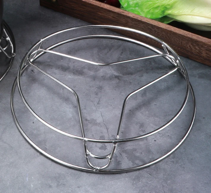 Rế Inox Hình Ngôi Sao 26,3 cm Kê Nồi Chống Nóng, Làm Vỉ Hấp