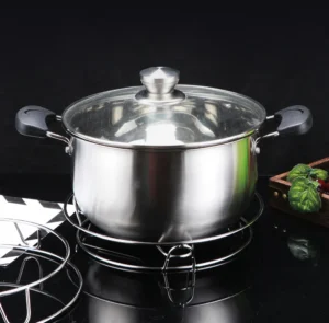Rế Inox Hình Ngôi Sao 26,3 cm Kê Nồi Chống Nóng, Làm Vỉ Hấp