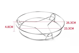 Rế Inox Hình Ngôi Sao 26,3 cm Kê Nồi Chống Nóng, Làm Vỉ Hấp