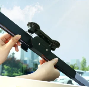 Rèm Che Nắng Kính Lái Ô Tô 65 cm Xếp Ly, Giấy Nhôm Cách Nhiệt