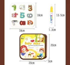 Sách Tô Màu Nước Và Bóc Dán Sticker 2 Trong 1 Cho Bé 2 - 7 Tuổi