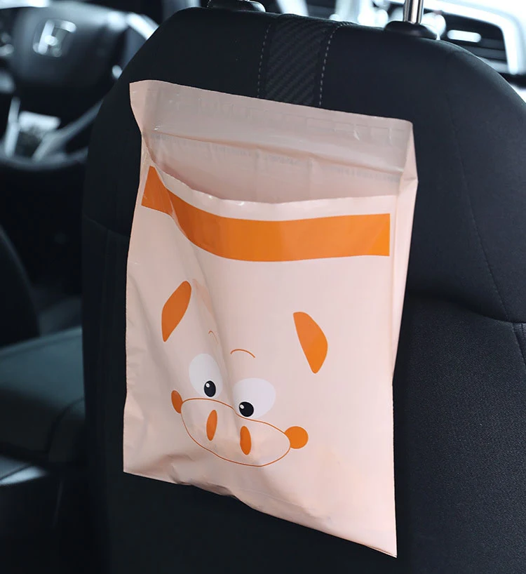 Set 15 Túi Rác Dán Cửa Tủ Hình Thú 25 × 31 cm