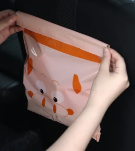 Set 15 Túi Rác Dán Cửa Tủ Hình Thú 25 × 31 cm
