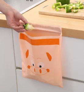 Set 15 Túi Rác Dán Cửa Tủ Hình Thú 25 × 31 cm