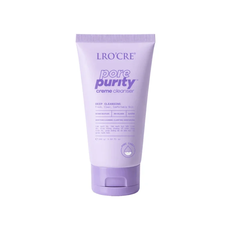 Sữa Rửa Mặt Dạng Kem Lro'Cre Pore Purity Creme Cleanser 100 g, Cho Da Mụn