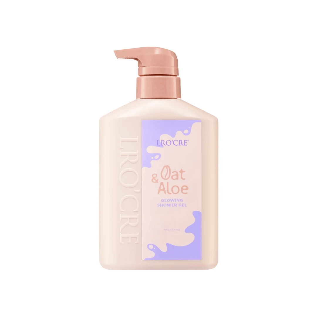 Sữa Tắm Sáng Da Lro'Cre Oat & Aloe Glowing Shower Gel 400 g