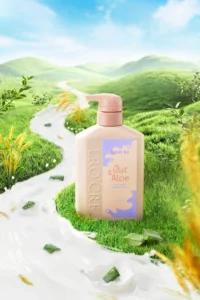 Sữa Tắm Sáng Da Lro'Cre Oat & Aloe Glowing Shower Gel 400 g