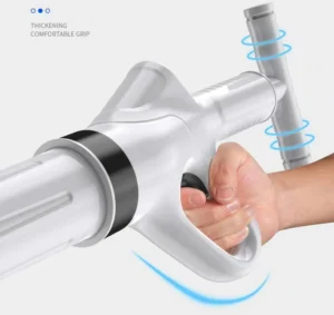 Súng Thông Tắc Bồn Cầu Khí Nén Hình Chữ T Kèm 3 Đầu Thông