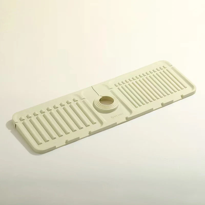 Tấm Silicone Lót Vòi Nước Bồn Rửa 30 × 11 cm Thoát Nước, Chống Đọng, Chống Mốc