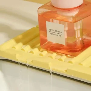 Tấm Silicone Lót Vòi Nước Bồn Rửa 30 × 11 cm Thoát Nước, Chống Đọng, Chống Mốc