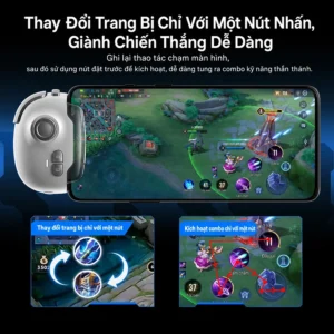 Tay Cầm Chơi Game Điện Thoại MB03 Bluetooth 5.0, Pin 400 mAh Sạc Type-C, Nặng 52 g