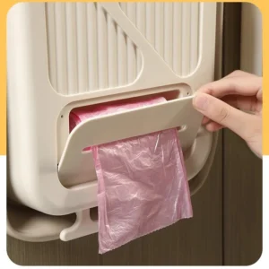 Thùng Rác Treo Cánh Tủ Bếp 4 L Gấp Gọn 20 × 25 × 12 cm, Có Khe Rút Túi Rác