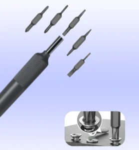 Tua Vít Mini 2 Đầu 27 Trong 1 Thép Cr-V, Dài 118,4 mm, Nặng 59 g, Sửa Điện Thoại, Kính