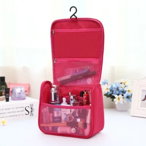 Túi Đựng Đồ Cá Nhân Du Lịch Có Móc Treo 22 × 20 × 12 cm, Nhiều Ngăn Lưới, Màu Ngẫu Nhiên