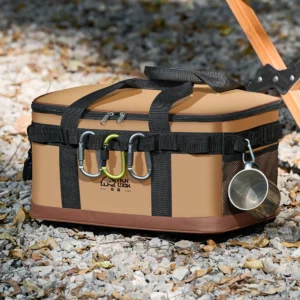 Túi Giữ Nhiệt Dã Ngoại Cỡ Lớn 21 × 25 × 39 cm Vải Chống Thấm, Có Dây Đeo Vai