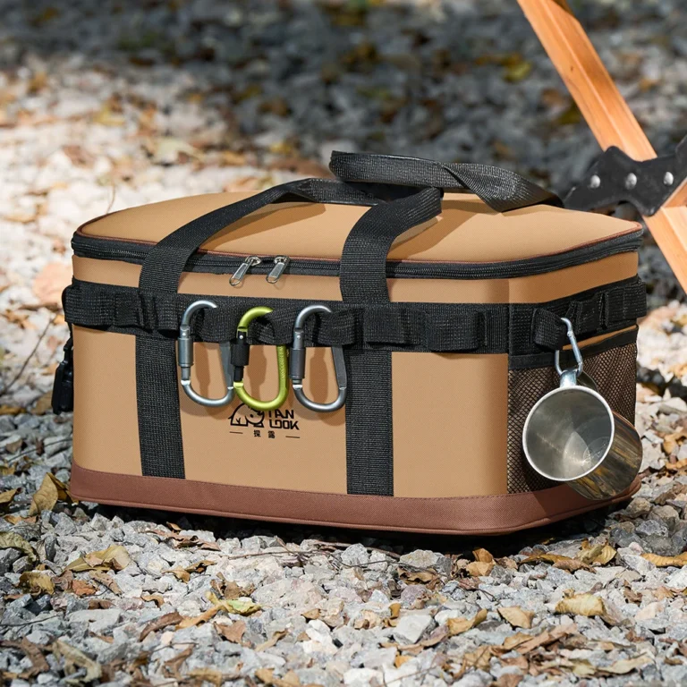 Túi Giữ Nhiệt Dã Ngoại Cỡ Lớn 21 × 25 × 39 cm Vải Chống Thấm, Có Dây Đeo Vai