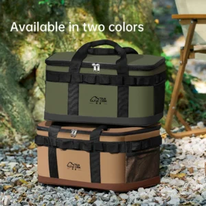 Túi Giữ Nhiệt Dã Ngoại Cỡ Lớn 21 × 25 × 39 cm Vải Chống Thấm, Có Dây Đeo Vai