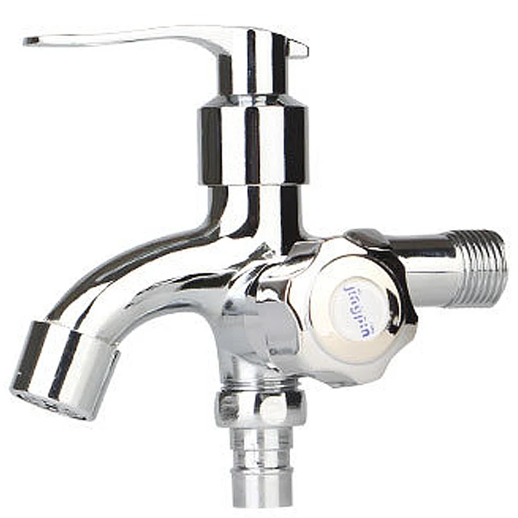 Vòi Nước Củ Lạc Inox 2 Đầu Xả Đa Năng Lắp Bếp Và Máy Giặt