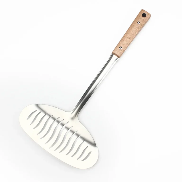 Xẻng Lật Cá Inox Lòng Rộng 18,6 × 9 cm Dài 36 cm, Lật Nguyên Con Không Nát